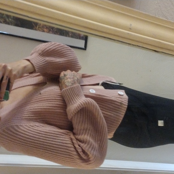 Pink knitted cardigan - Picture 2 of 6